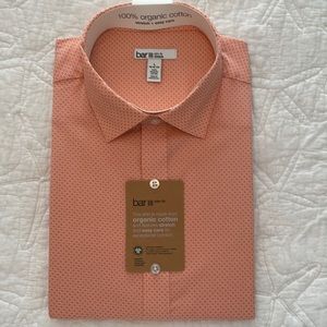 NWT Men’s Organic Cotton Dress Shirt Large